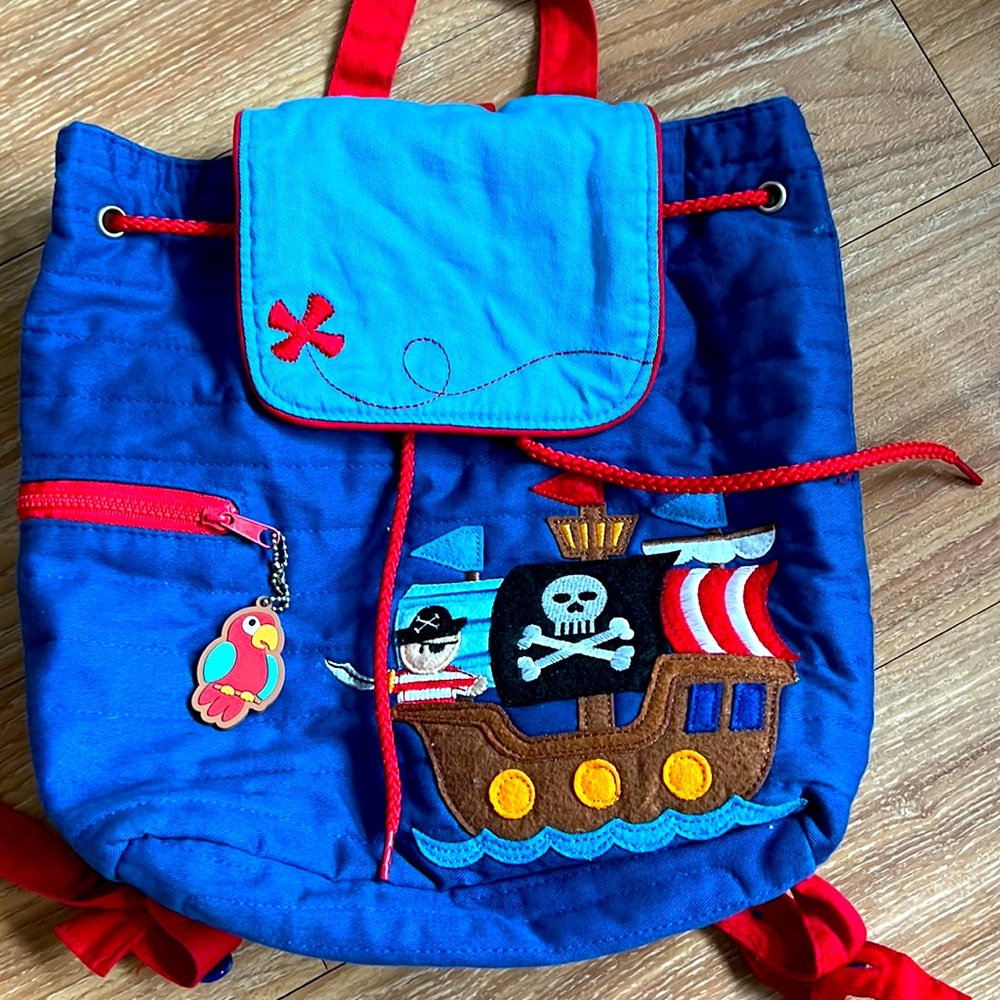 Kids Quilted Pirate Backpack